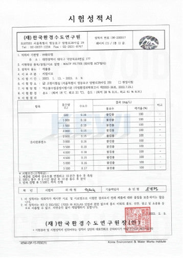 Eksploatavimo ataskaita (WACF filtras)