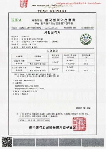 Antibakterinis bandymo ataskaita 1 (WACERAmic filtras)