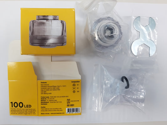 Virtuvė filtras PR-100LED su adapteriu lietuviškam maišytuvui