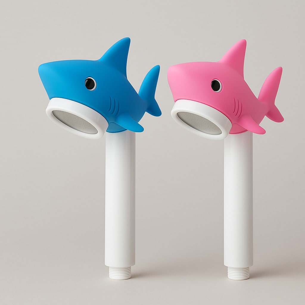 Dušo galvutė vaikams AS-KIDS SHARK2